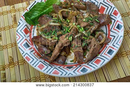 Armenian Dish From Beef Liver
