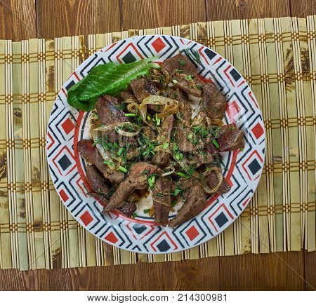 Armenian Dish From Beef Liver