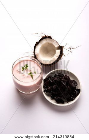 Solkadhi or sol kadhi, A famous drink from Goa or Maharashtra`s Konkan region