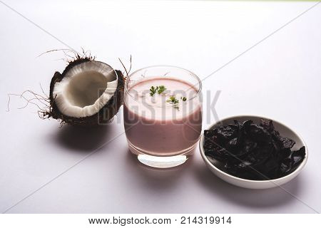Solkadhi or sol kadhi, A famous drink from Goa or Maharashtra`s Konkan region