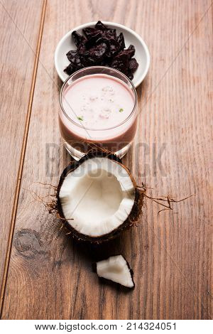 Solkadhi or sol kadhi, A famous drink from Goa or Maharashtra`s Konkan region