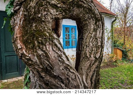 Colorful Old Anabaptist House In Velke Levare (slovakia)