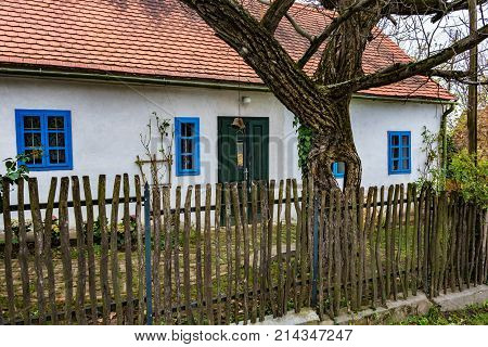 Colorful Old Anabaptist House In Velke Levare (slovakia)