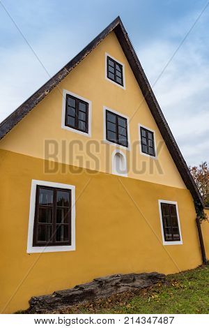 Colorful Old Anabaptist House In Velke Levare (slovakia)