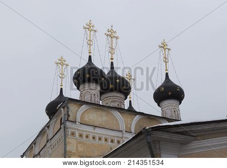 Dome of the Church of St Demetrios on Prilutsk Navolok Vologda, Russia