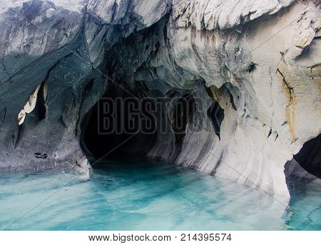 Cave in marble chapel in Austral Road