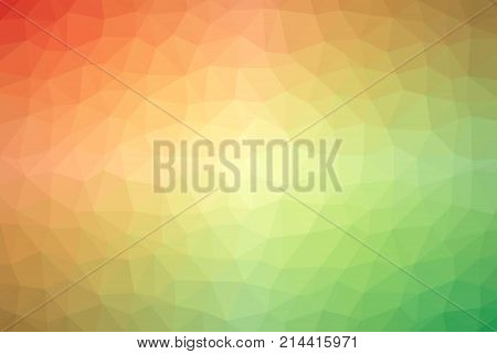 Triangle mosaic low polygonal abstract background. Illustration. Colorful polygon gradient futuristic horizontal pattern.