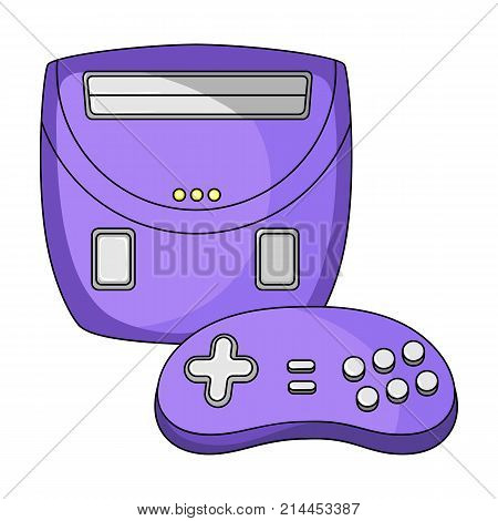 Game console single icon in cartoon style for design.Car maintenance station vector symbol stock  illustration.