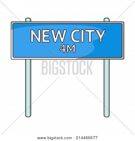 Sign single icon in cartoon style.Sign vector symbol stock illustration .