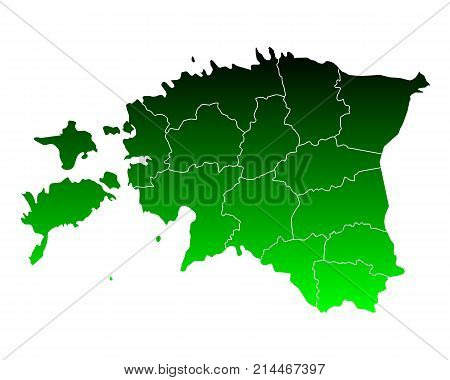 Map Of Estonia