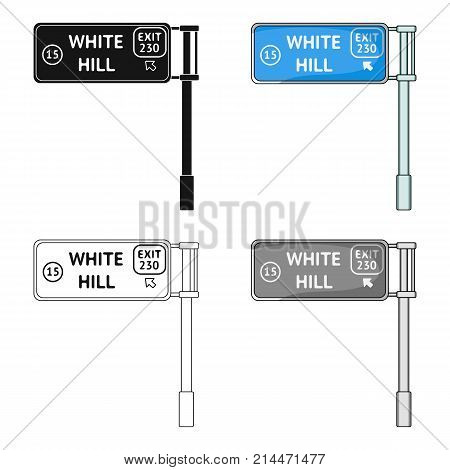 Sign single icon in cartoon style.Sign vector symbol stock illustration .