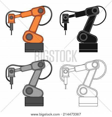 Machine, single icon in cartoon style.Machine, vector symbol stock illustration .