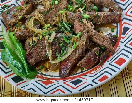 Armenian Dish From Beef Liver