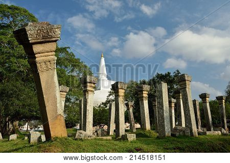 Sri Lanka Anuradhapura ruin historical capital city of the Sinhalese Buddhist state on Sri Lances. Mirisavatiya Dagoba Stupa
