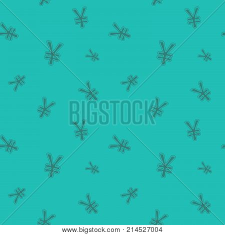 Yen Currency Seamless Money Sign Pattern