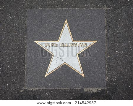Jazz Musician Duke Ellington Star In Bologna