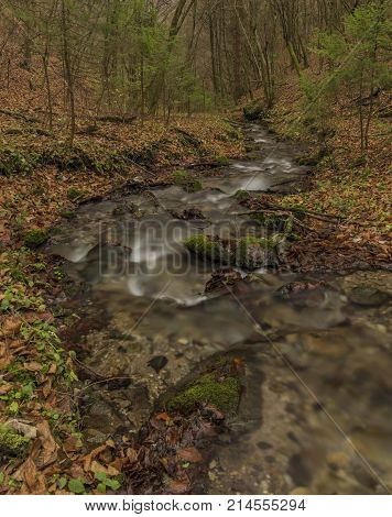 Bansky creek near Spania Dolina village near Banska Bystrica city