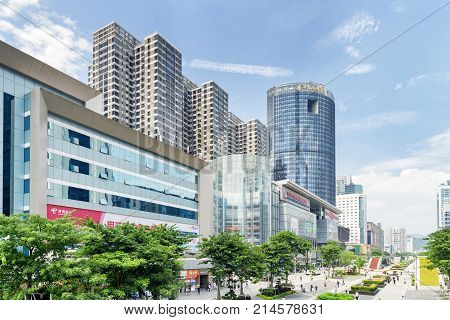 Electronics Shops At Huaqiang North Road In Shenzhen, China