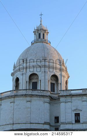 Dome of the Cathedral Catholic of St. Vincent in Lisbon