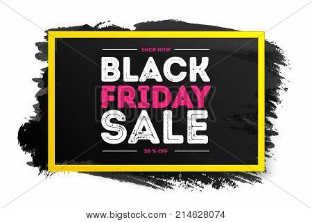 Black Friday Banner Vector Photo Free Trial Bigstock