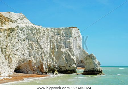 chalk cliffs seaford Engeland