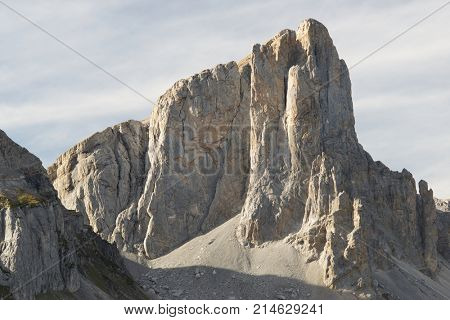 Aiguilles du Ansabere in Lescun Cirque. Aspe Valley, Pyrenees, France.