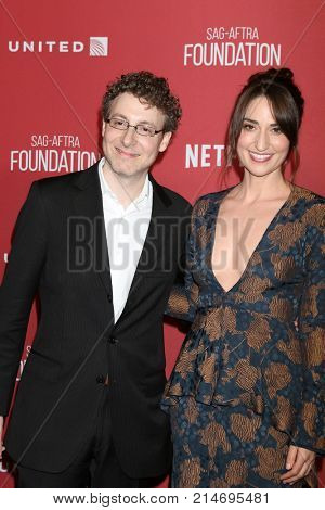 LOS ANGELES - NOV 9:  Nicholas Britell, Sara Bareilles at the Patron of the Artists Awards 2017 at Wallis Annenberg Centeron November 9, 2017 in Beverly Hills, CA