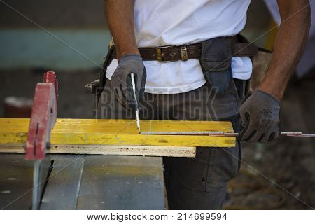 construction worker on a construction site