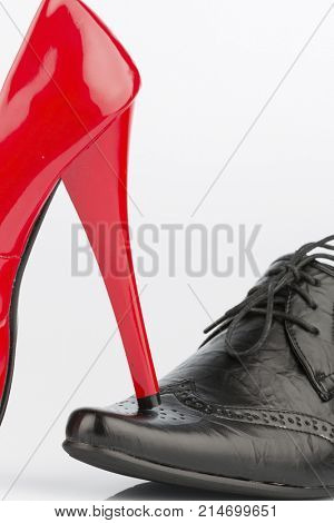 ladies shoe and men's shoe