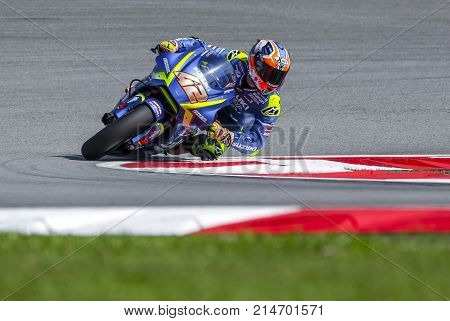 Alex Rins Of Spain And Team Suzuki Ecstar