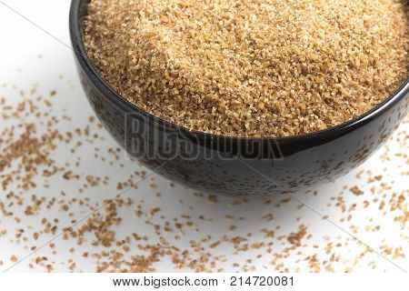 Ground Wheat For A Kibbeh In A Bowl / Trigo Para Quibe.