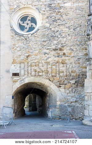 Street of town Pont -Saint -Esprit France