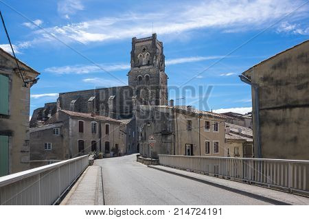 Saint Saturnin church in town Pont-Saint-Esprit France