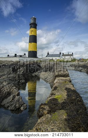 St.Johns point a well known light house in north ireland