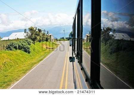Strada di montagna a Monteverde (Costa Rica)