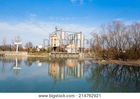 Old Abandoned Factory,industrial Archeology.italy