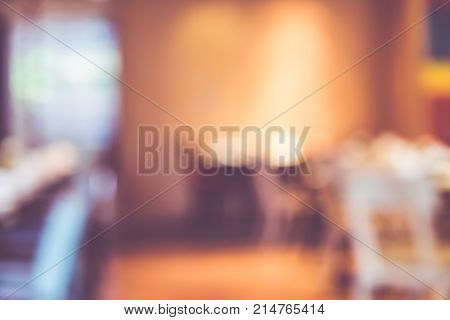 Blurred Background,restaurant Blur Background With Bokeh Light