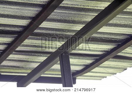 Insulation metal sheet under the roof to protection heat from sunlight.