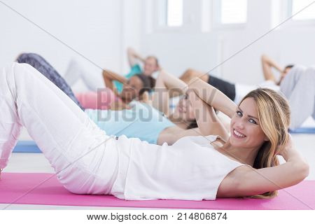 Yogins Lying On Their Backs