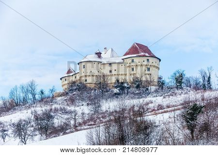 The old castle Veliki Tabor in Croatia, a Croatia's northwestern fortification system.