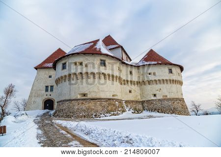 The old castle Veliki Tabor in Croatia, a Croatia's northwestern fortification system.