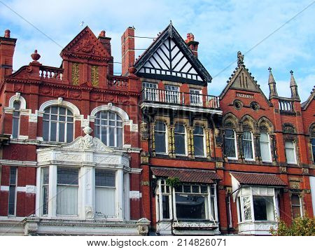 Old Red Brick Building In Southport