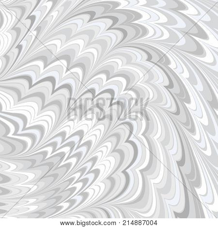 Abstract background of curved forms. Undulation of the shapes. Distortion of space.