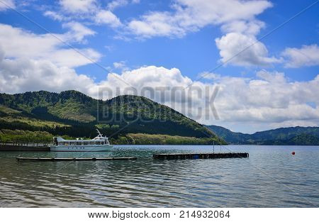 Lake Scenery In Tohoku, Japan