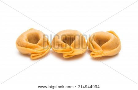 ravioli  tortellino, tradition isolated on white background