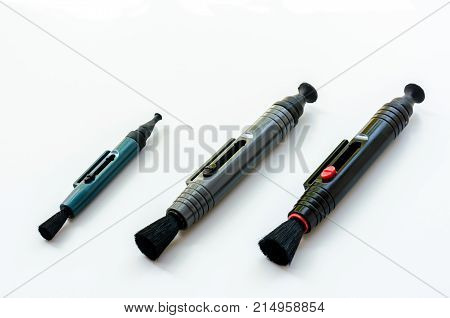 Lenspen For Photographer: Useful Equipment On The White Background