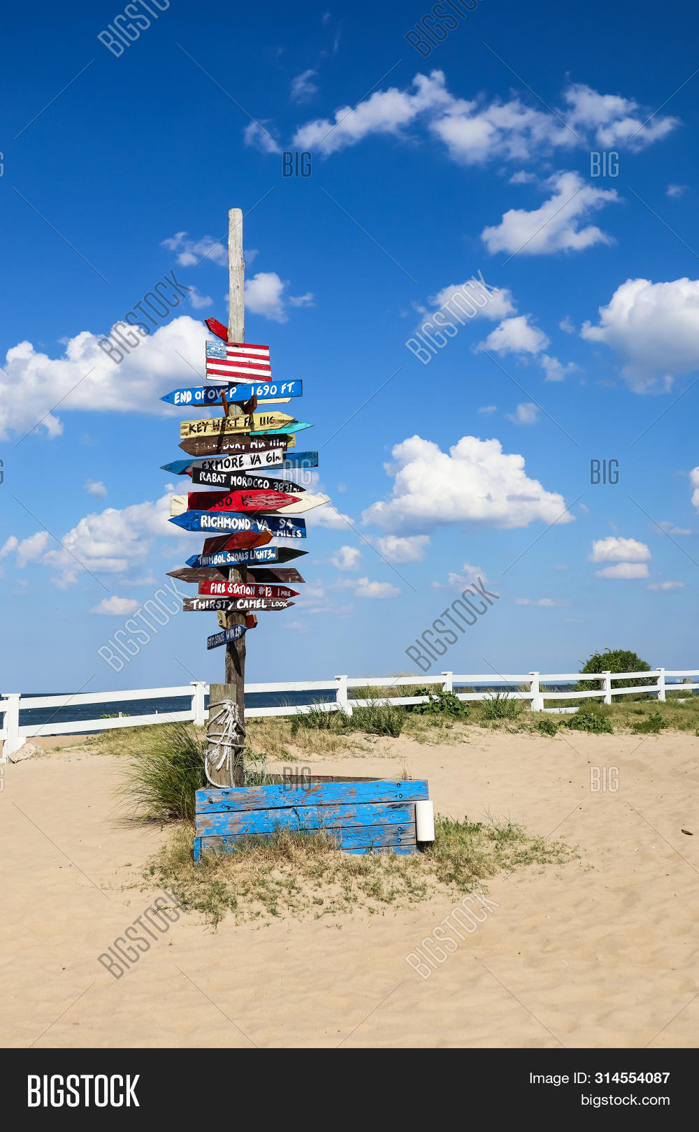 Signpost Destination Image Photo Free Trial Bigstock