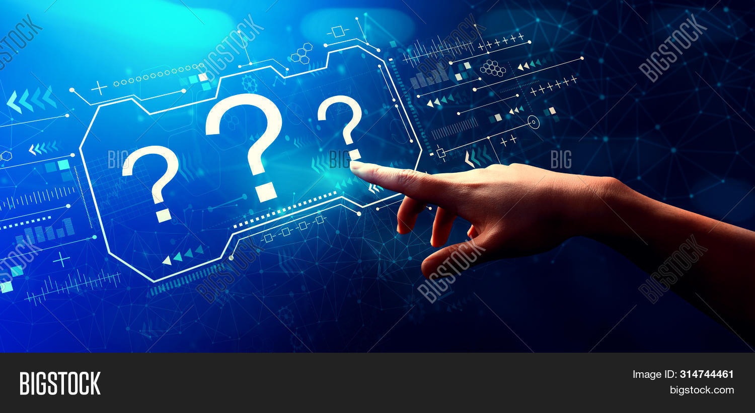 Question Marks Hand Image & Photo (Free Trial) Bigstock