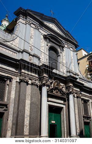 The Church Of St. Nicholas The Charitable Built On 1682 In Naples