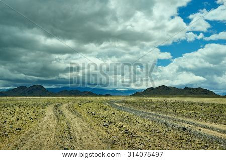 Mountain Plateau In The Area Zavkhan River